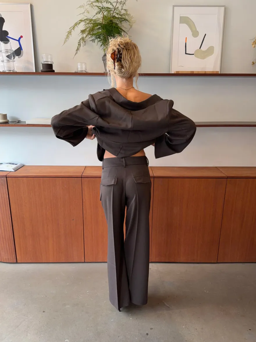 Design By Si Alma suitbukser - Brun Online