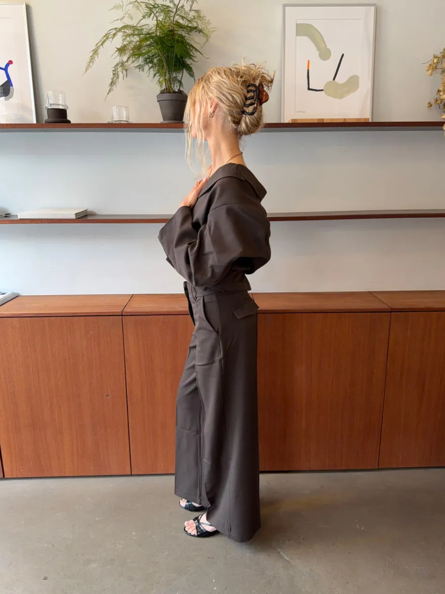 Design By Si Alma suitbukser - Brun Online