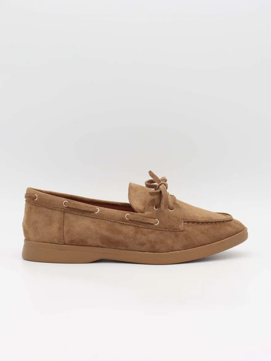 Design By Si Amaline mokkasiner i ruskind - Brun Sale