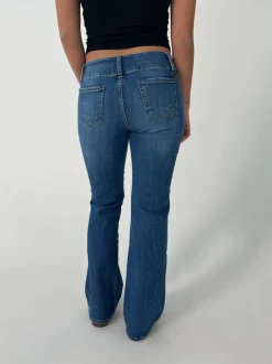 Design By Si Amani bootcut jeans - Blå denim