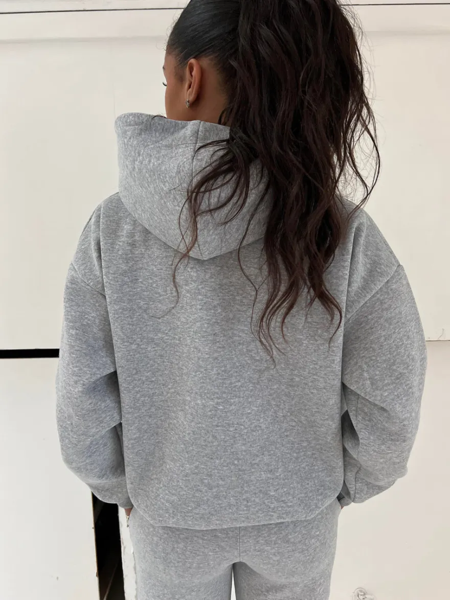 Design By Si Anelise hoodie - Grå melange Hot