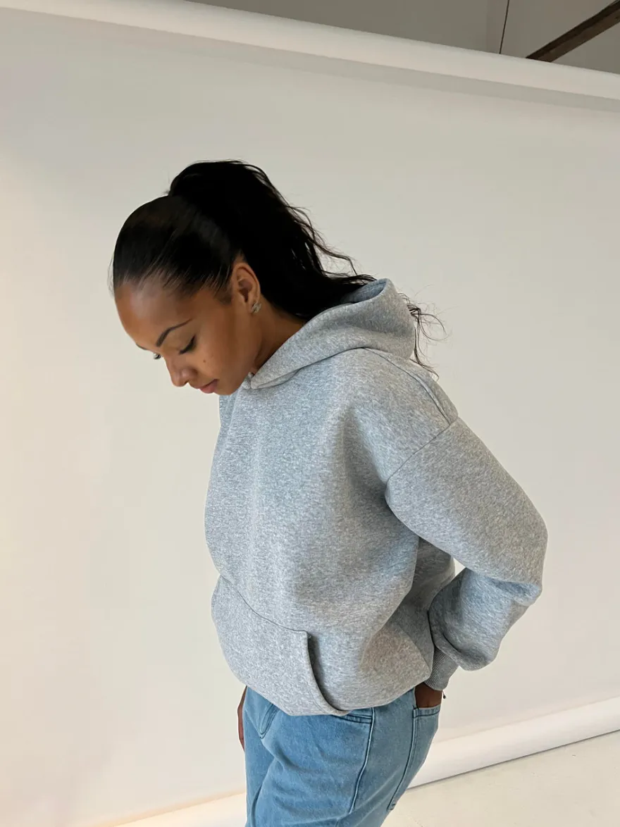 Design By Si Anelise hoodie - Grå melange Hot