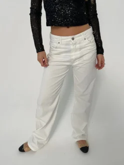 Design By Si Anemon oversized jeans - Hvid Online