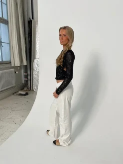 Design By Si Anemon oversized jeans - Hvid Online