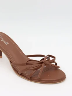 Design By Si Anna mules med sløjfedetalje - Brun Best