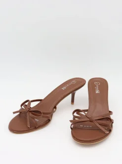 Design By Si Anna mules med sløjfedetalje - Brun Best