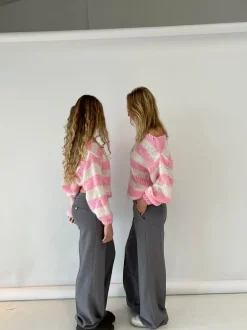 Design By Si Anna Olympia lavtaljede suit bukser - Grå Online