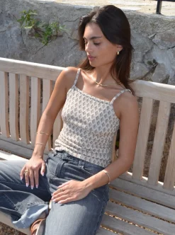 Design By Si Antoinette top - Beige Outlet
