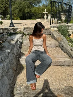 Design By Si Antoinette top - Beige Outlet