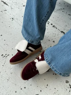 Design By Si Astana sneakers med kappe - Vinrød Hot