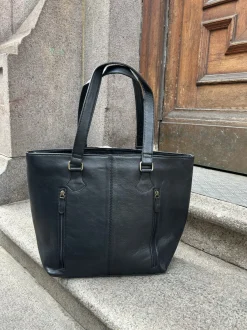 Design By Si Aurum taske i ko - Sort Online
