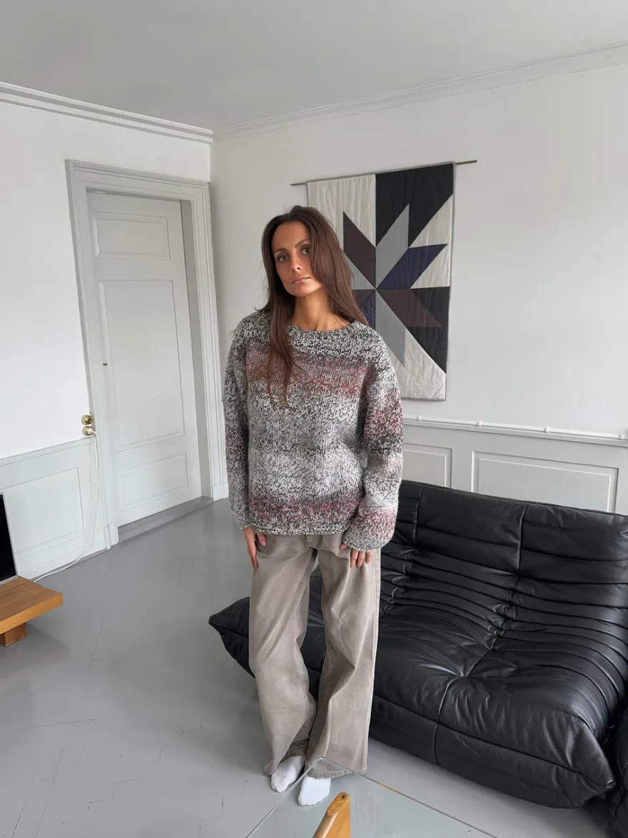 Design By Si Balta striktrøje - Sort/hvid/rød Outlet