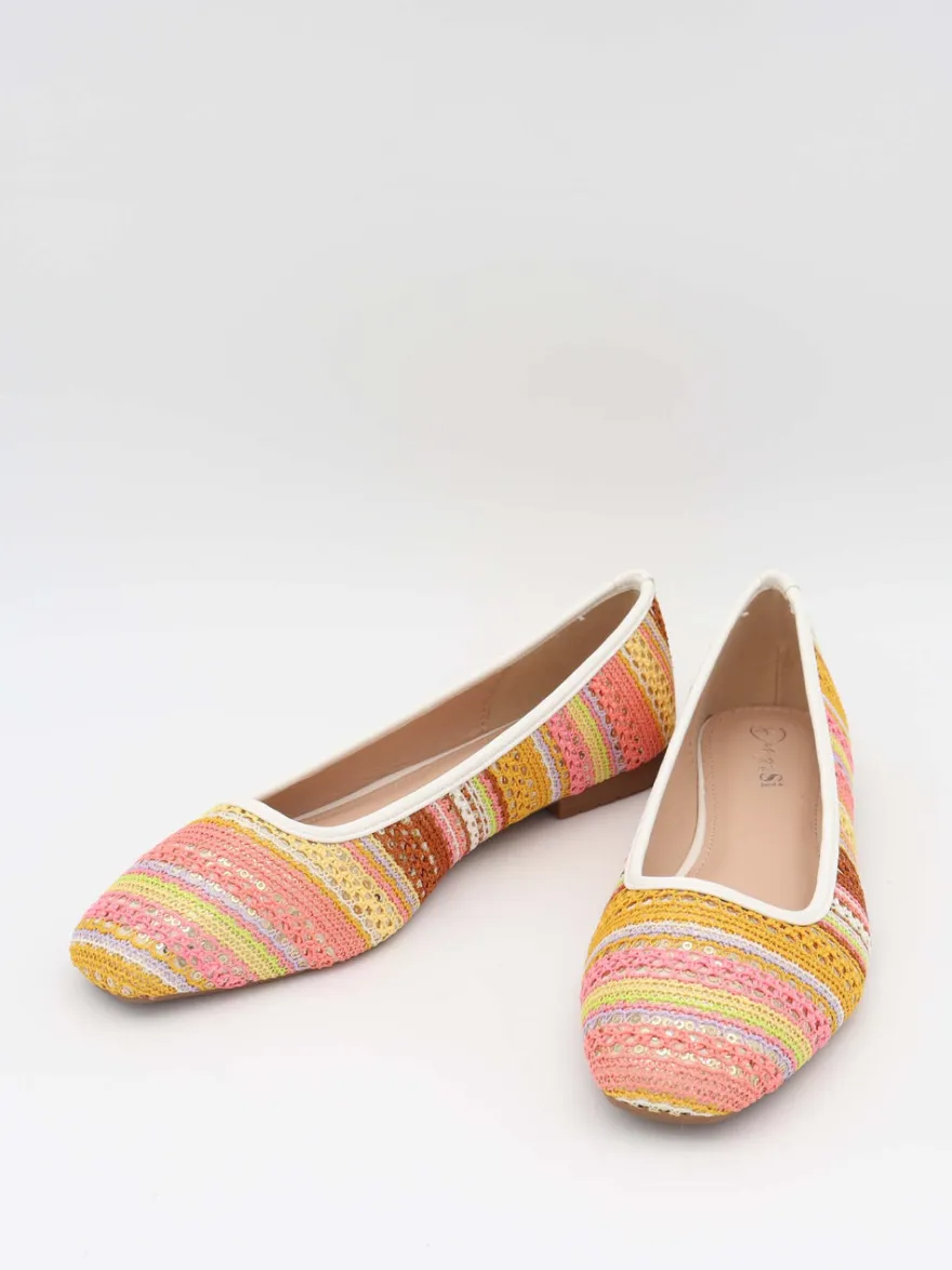 Design By Si Bellino ballerinaer - Multifarvet Outlet