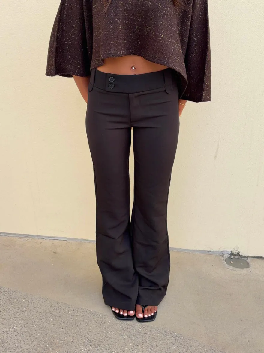 Design By Si Belo bukser - Sort Hot