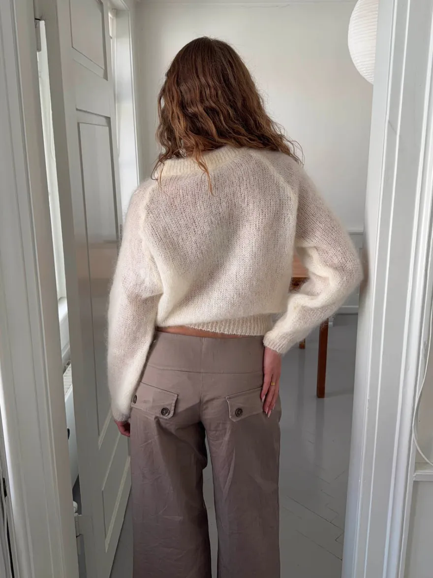Design By Si Benny striktrøje - Off white Best