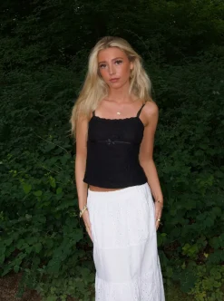 Design By Si Bente blondetop - Sort Online