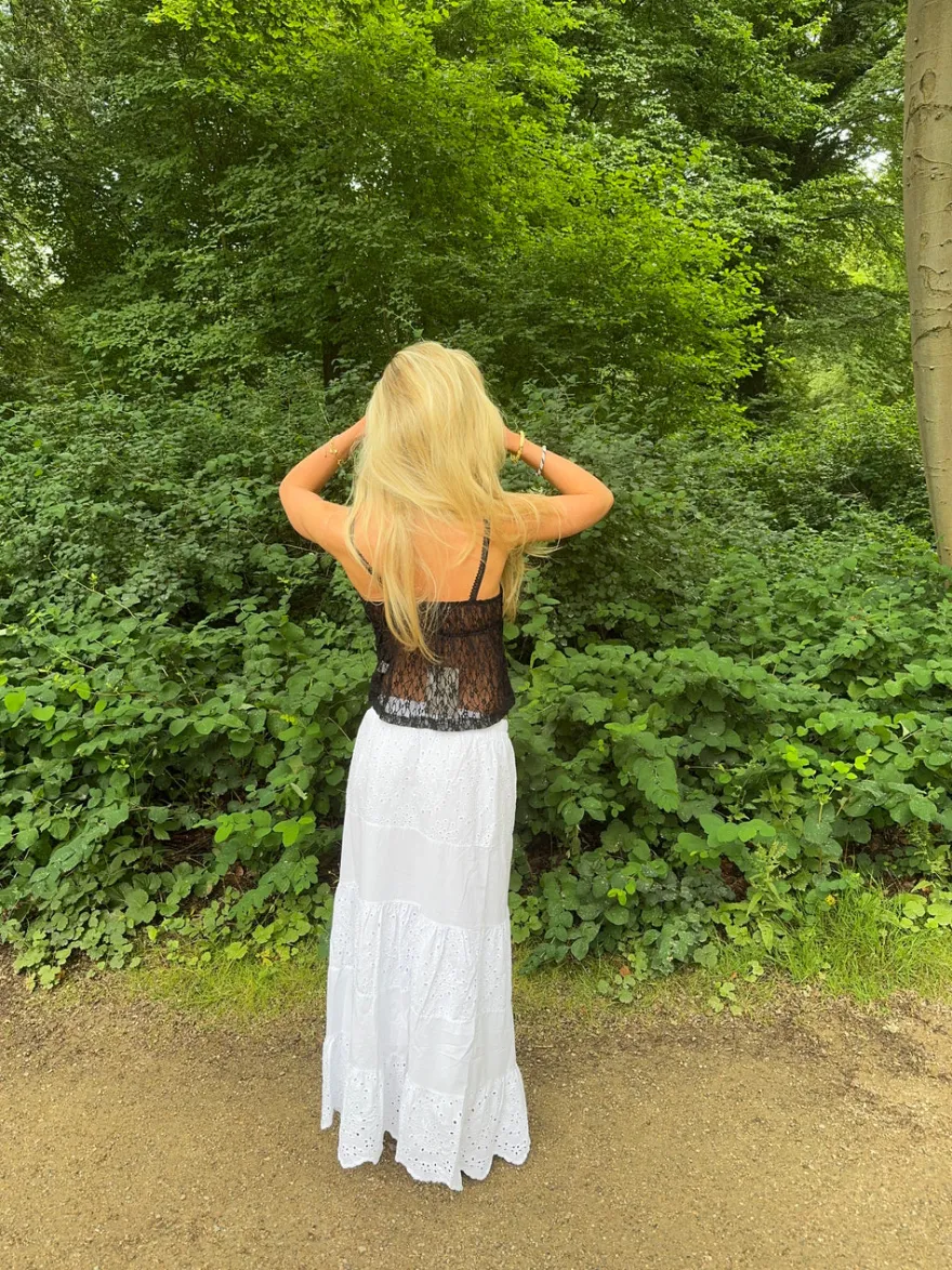 Design By Si Bente blondetop - Sort Online