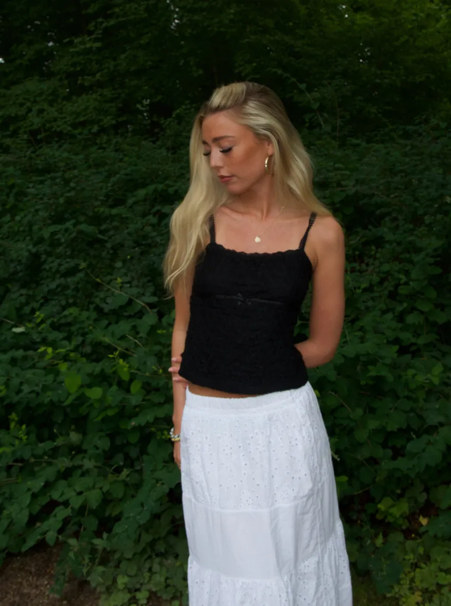 Design By Si Bente blondetop - Sort Online