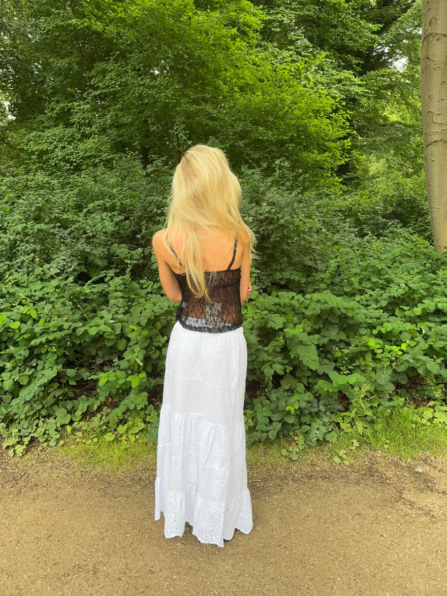 Design By Si Bente blondetop - Sort Online