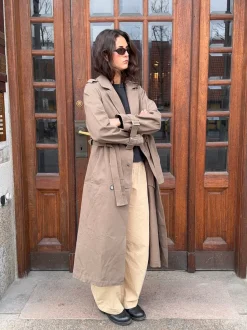 Design By Si Bitta trenchcoat - Brun