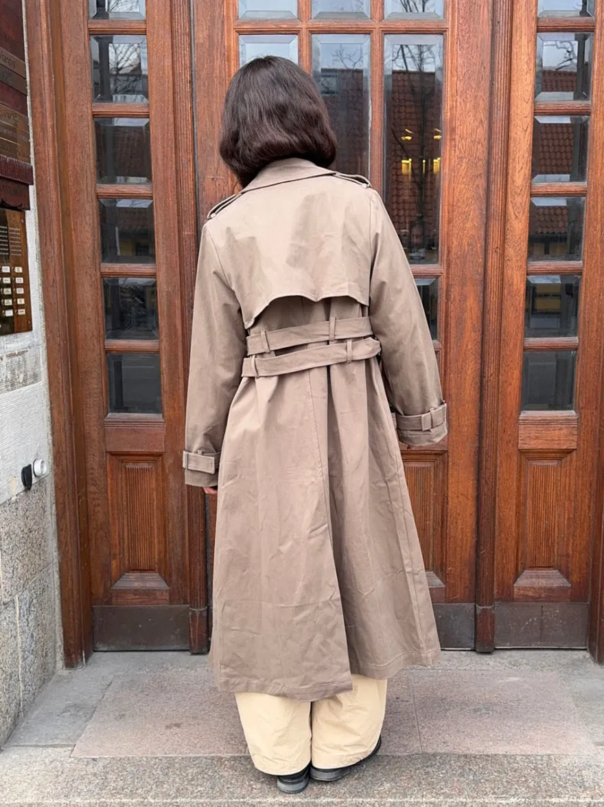 Design By Si Bitta trenchcoat - Brun