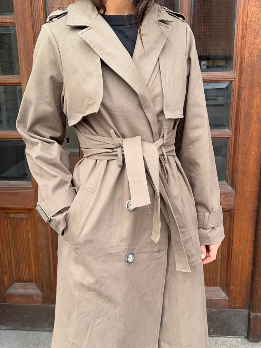 Design By Si Bitta trenchcoat - Brun