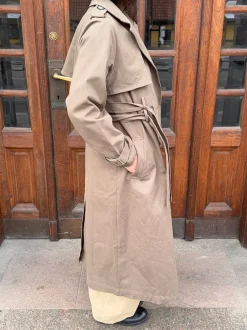 Design By Si Bitta trenchcoat - Brun