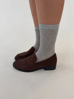 Design By Si Blova loafers i imiteret læder - Brun Online
