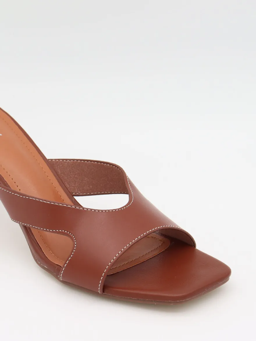 Design By Si Bridget sandaler med hæl - Brun Online