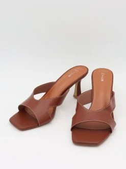 Design By Si Bridget sandaler med hæl - Brun Online