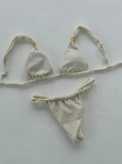 Design By Si Bruna glimmer bikini - Beige New