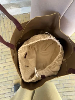 Design By Si Caracas skuldertaske - Beige/brun Outlet