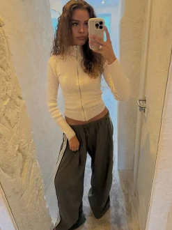 Design By Si Carly kabelstrik med lynlås - Off white Outlet