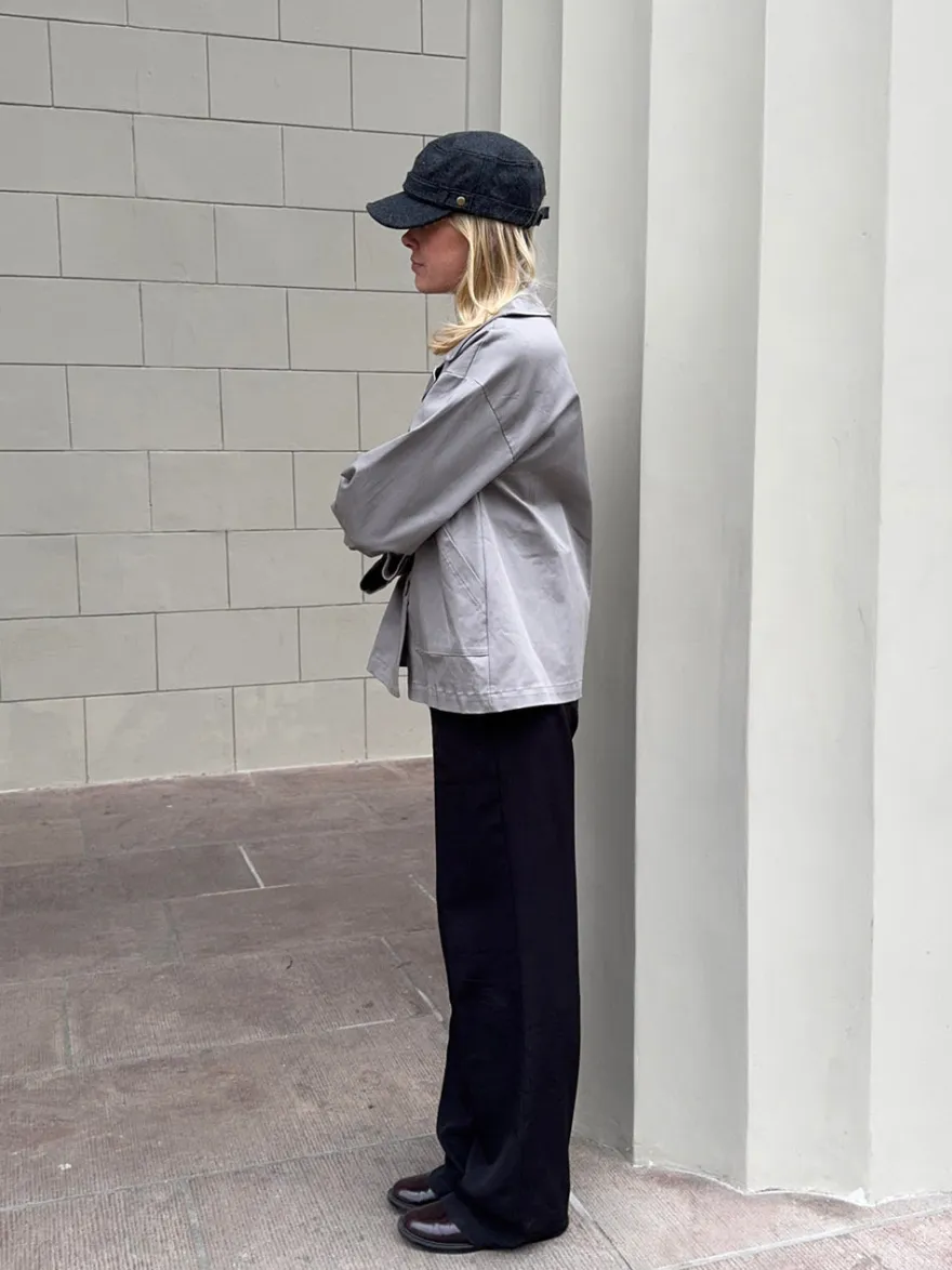 Design By Si Catinka trenchcoat - Grå Outlet