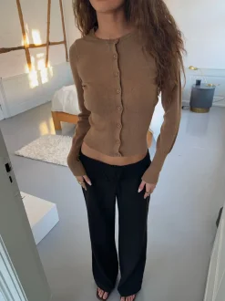 Design By Si Charlotte cardigan - Brun Online