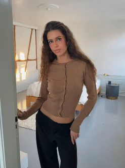 Design By Si Charlotte cardigan - Brun Online