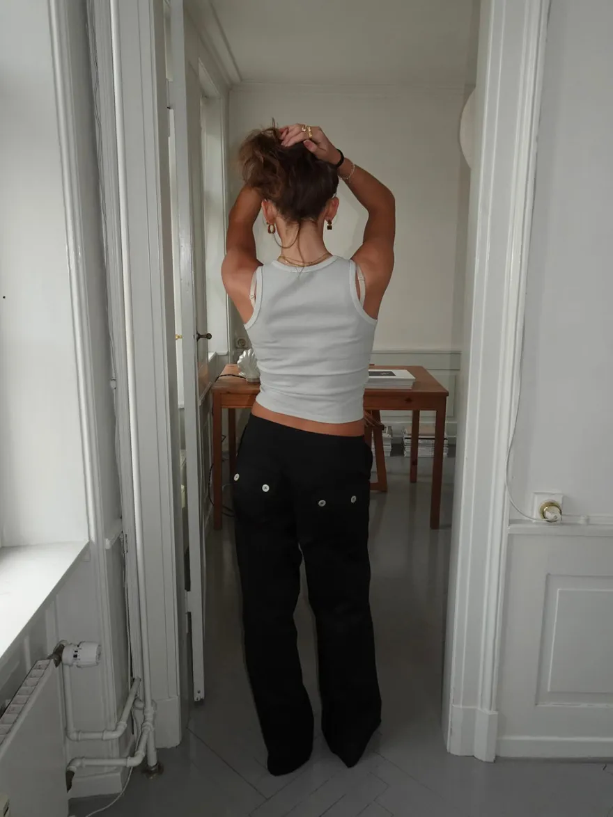 Design By Si Chiara tanktop - Lys grå Outlet
