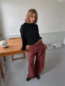 Design By Si Cholana striktrøje med åben ryg - Sort Online