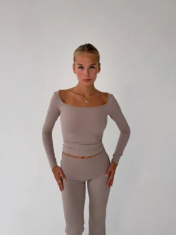 Design By Si Clarity longsleeve blouse - Ash Best