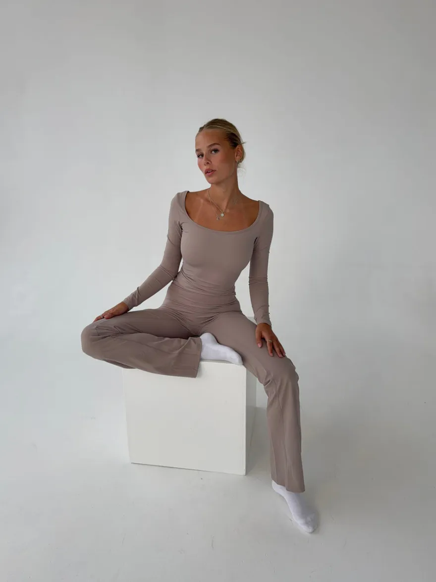 Design By Si Clarity longsleeve blouse - Ash Best