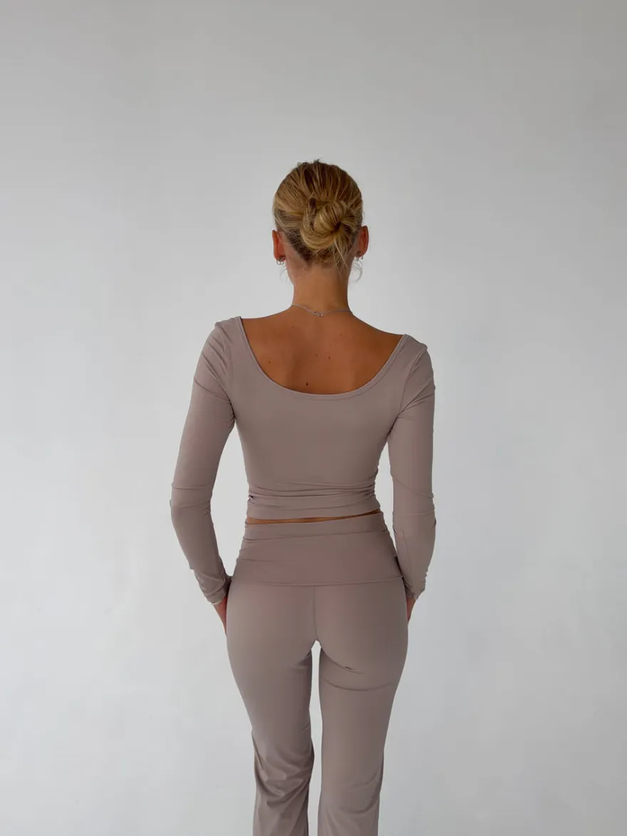 Design By Si Clarity longsleeve blouse - Ash Best