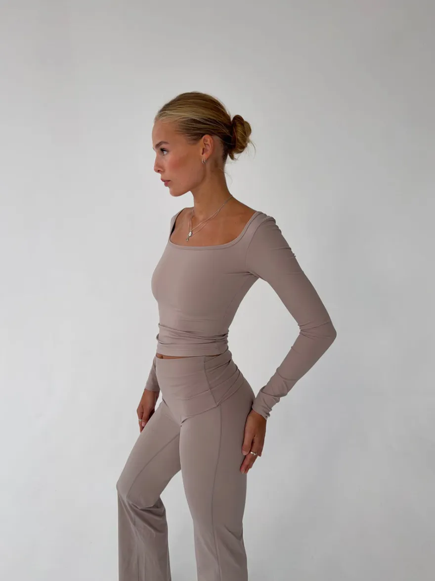 Design By Si Clarity longsleeve blouse - Ash Best
