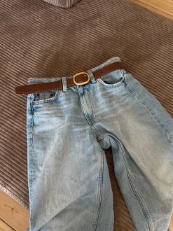Design By Si Classic bælte - Brun/guld Hot