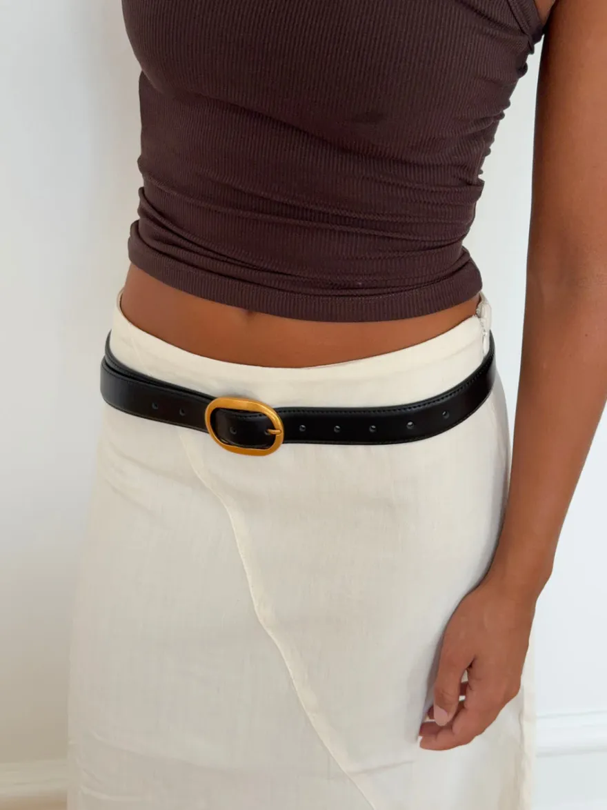 Design By Si Classic bælte - Sort/guld Best