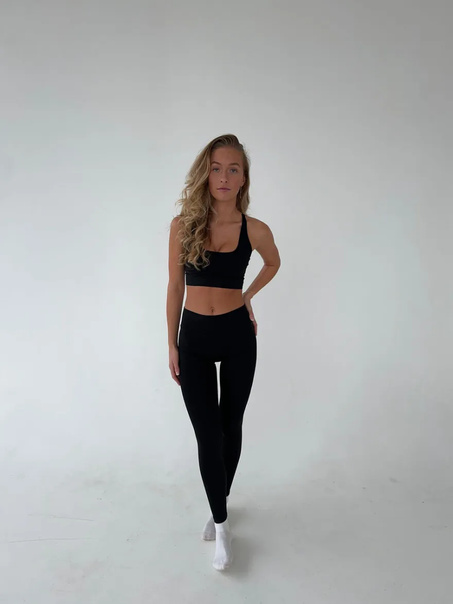 Design By Si Crossback bra - Jet Black Hot