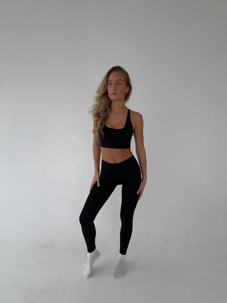 Design By Si Crossback bra - Jet Black Hot