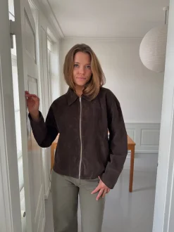 Design By Si Dalila ruskindsjakke - Brun New