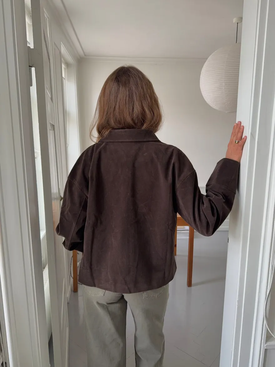 Design By Si Dalila ruskindsjakke - Brun New