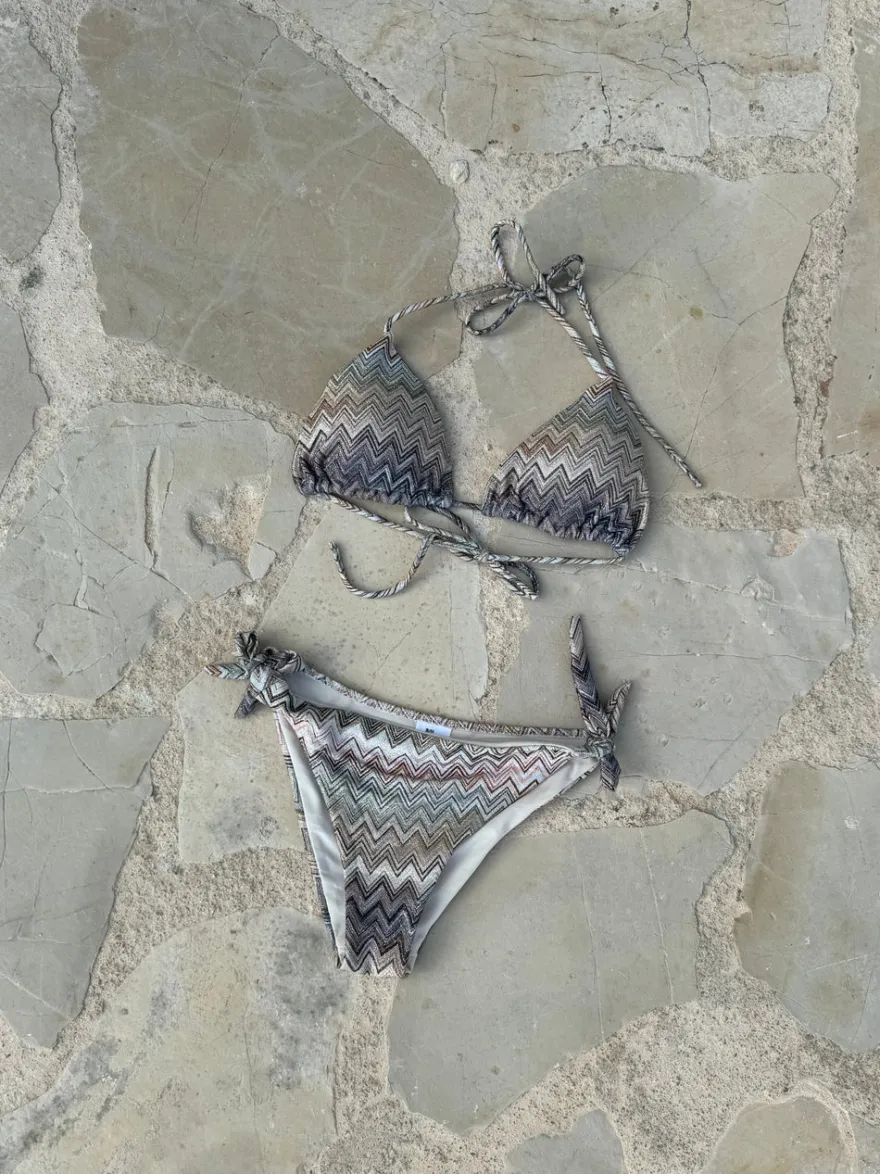 Design By Si Debora bikini med mønster - Nude New