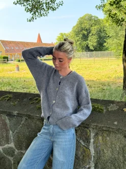 Design By Si Desideria cardigan - Grå Discount